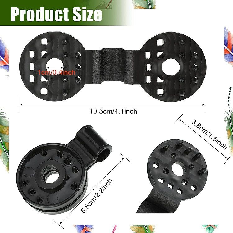 30 Pieces Round Shade Cloth Plastic Clips Sunshade Net Fixing Clip Attachment
