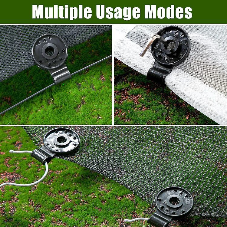 30 Pieces Round Shade Cloth Plastic Clips Sunshade Net Fixing Clip Attachment view 4
