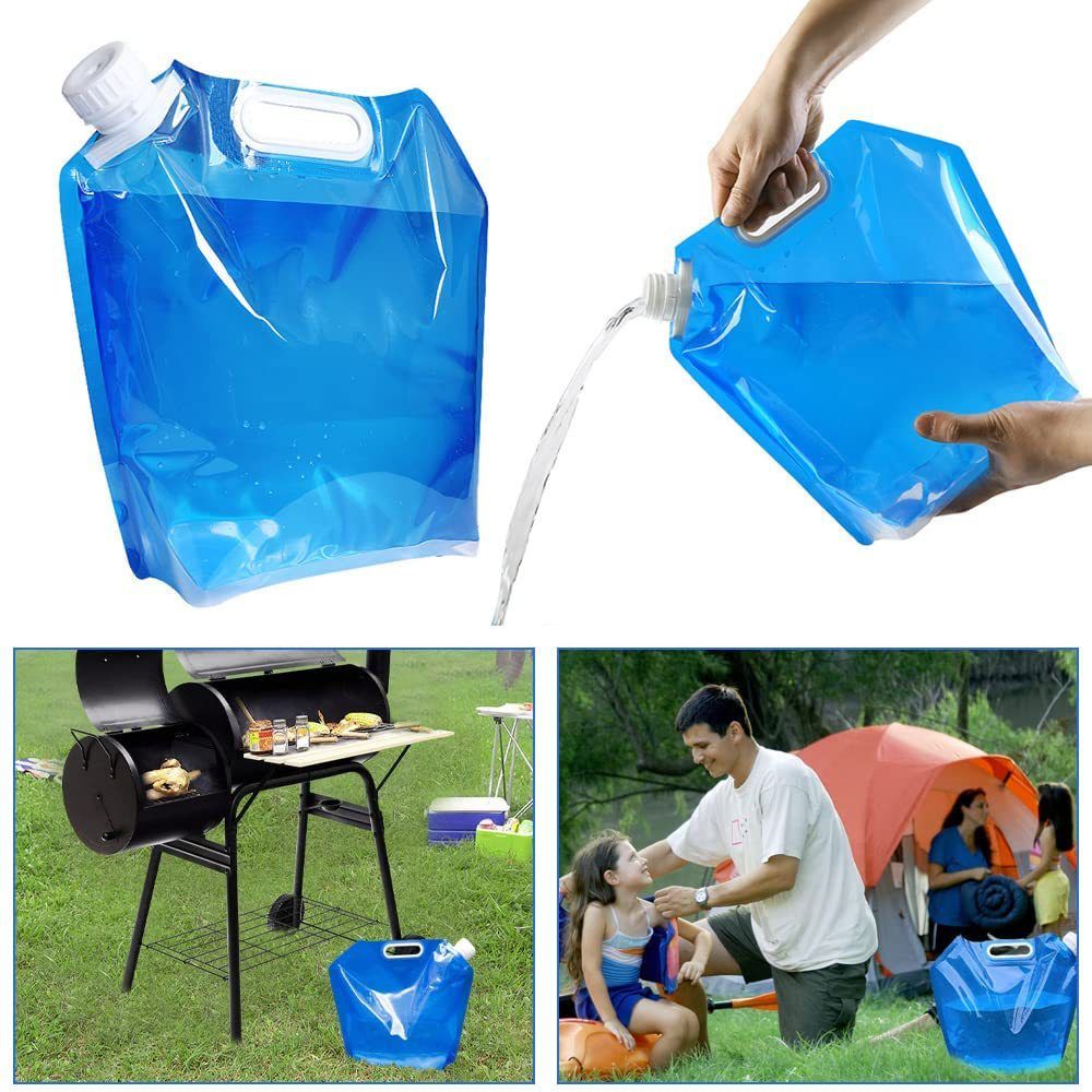 Collapsible Water Container Bag 4 Pcs 10L/(2.6 Gallon) view 4