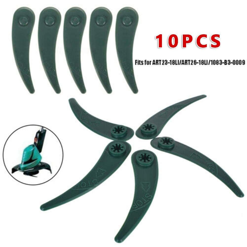 10x Trimmer Plastic Blades for Lawn Mower view 3