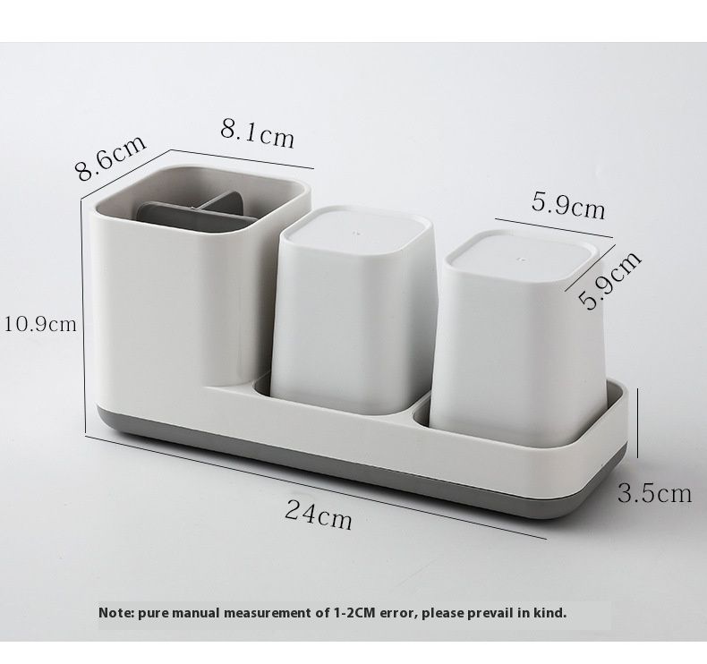 Toothbrush Holder Toothbrush Stand Holder Hanger Rack Stand Washroom Rack view 4