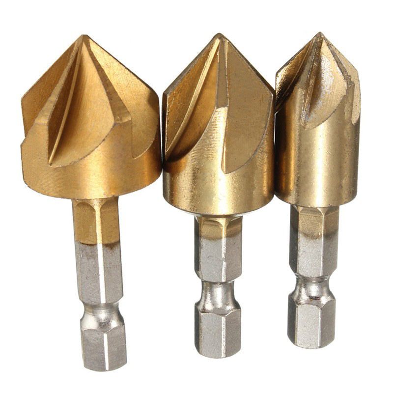 Set of 6 Pcs-Countersink Drill Bit