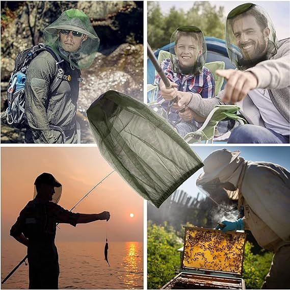Mosquito Head Net Head Mesh with Extra Fine Holesfor Protecting from Insect view 4