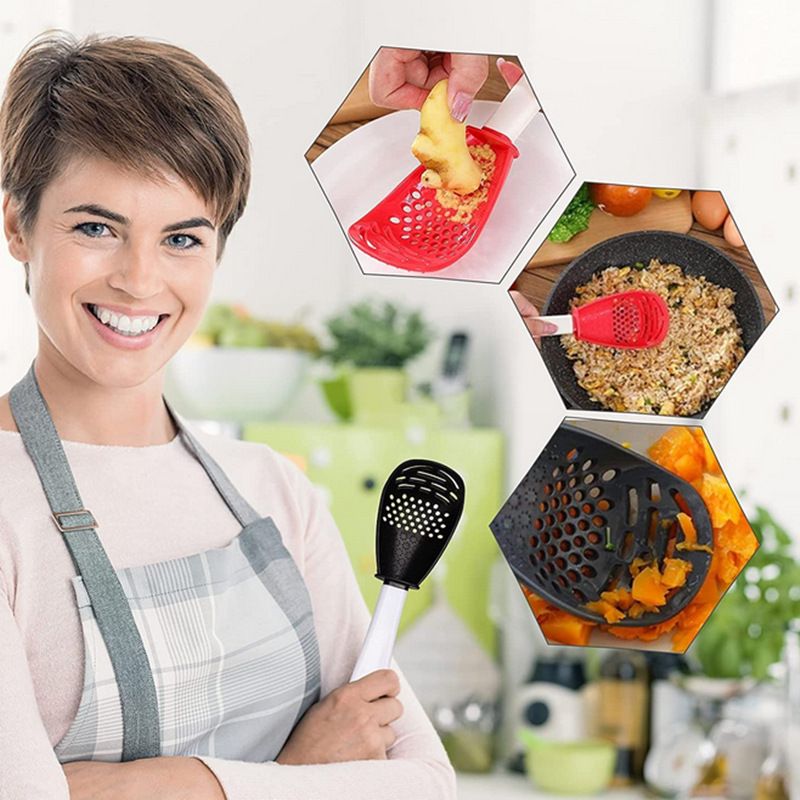 Multifunctional Cooking Spoon Strainers - Strainers for Kitchen Tools Small