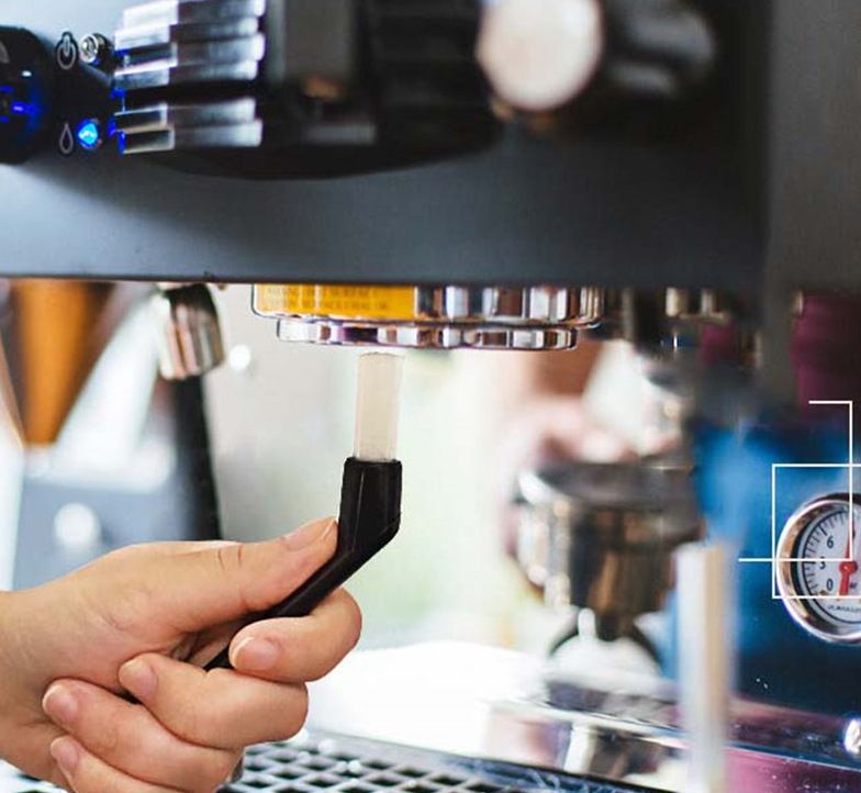 Coffee Machine Brush Cleaner Nylon Espresso Machine Brush Coffee Cleaning Tool view 3