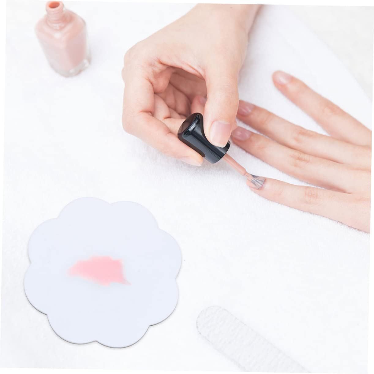 2pcs Nail Drawing Makeup Pallets Nail Art Silicone Nail Art Color Silicone view 4