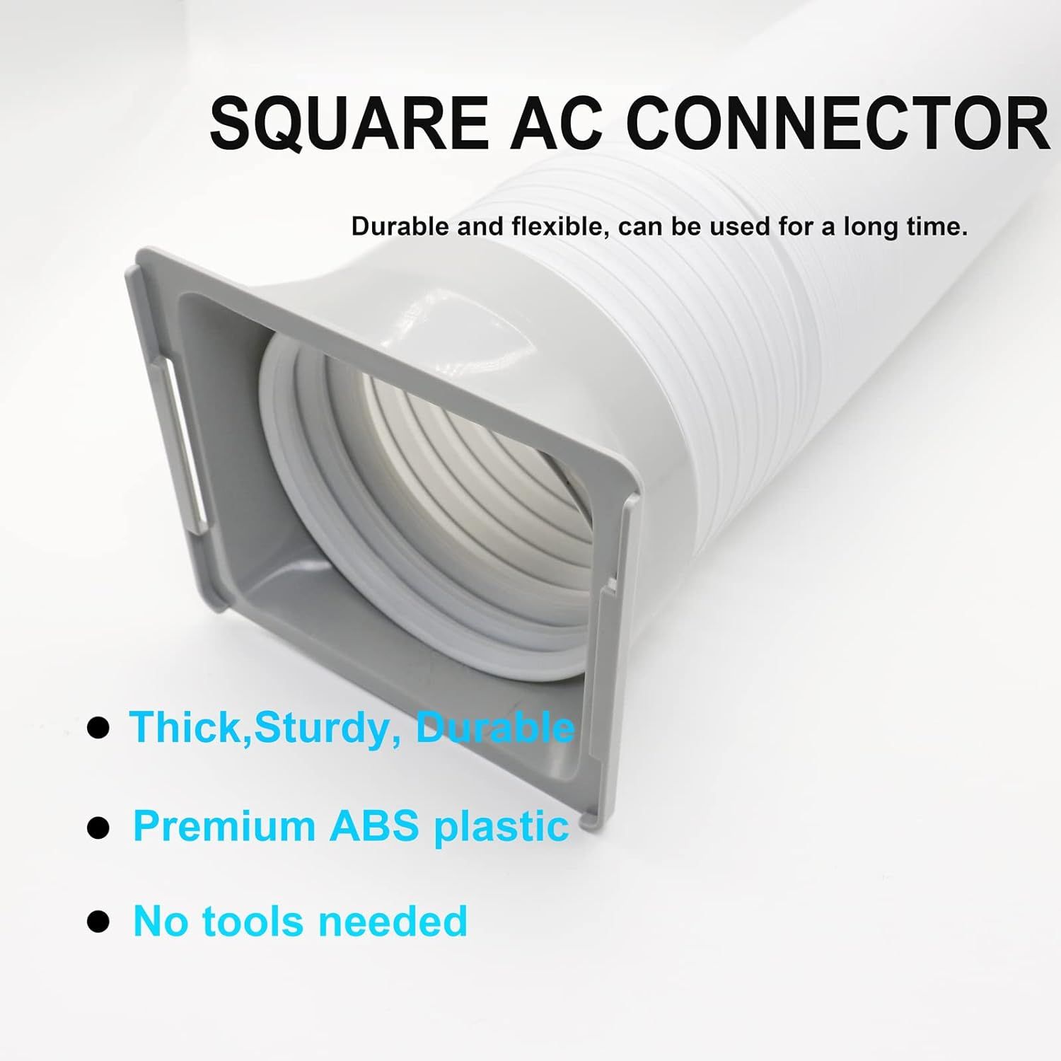 Portable Air Conditioner Exhaust Hose Coupler Window Adapter A/C Connector view 4