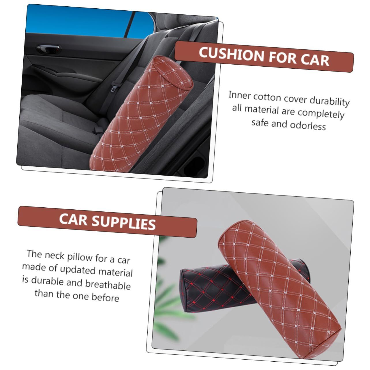 Car Neck Pillow Car Headrest for Car Travel Neck Pillows Back Support Pillow view 2