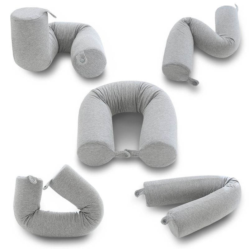 Useful Travel Pillow Ergonomic Support Bendable Portable Neck Rest U Shape view 3