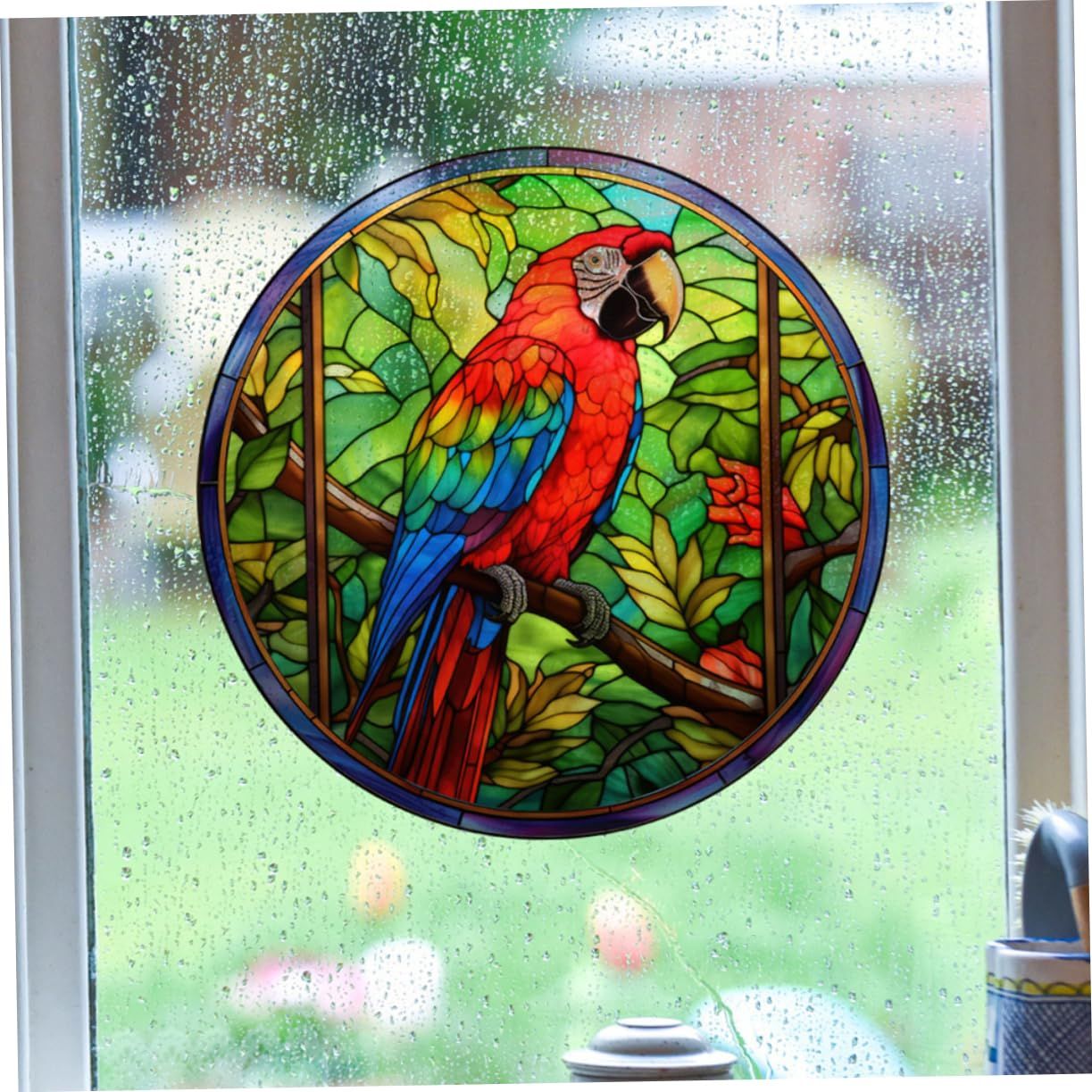 Decals Decor Window Cling Sticker Prism Window clings Stained Window Cling view 3