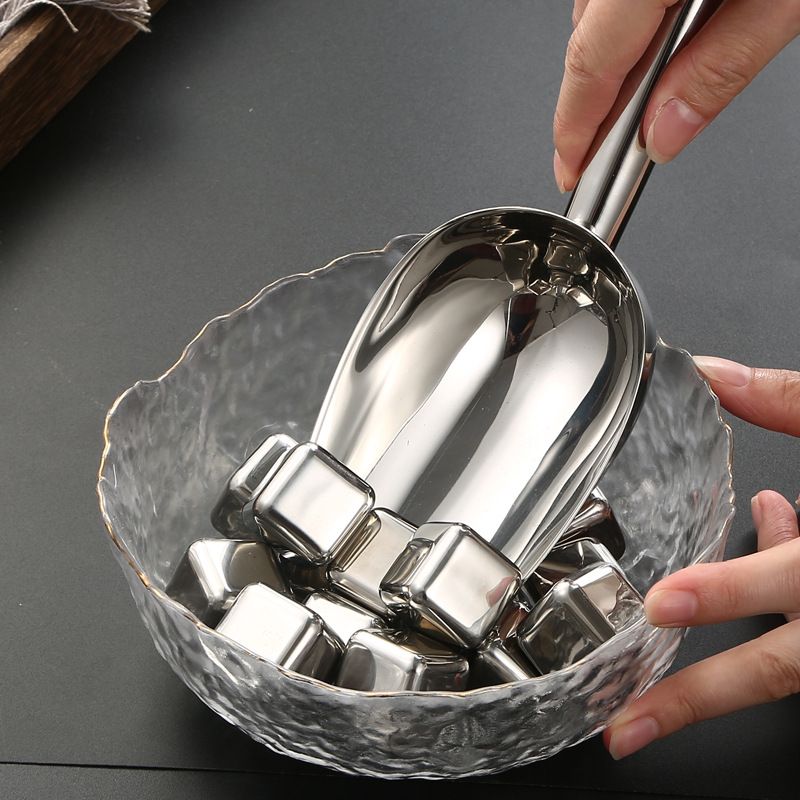 Metal Ice Scoop Kitchen Ice Scooper for Ice Maker