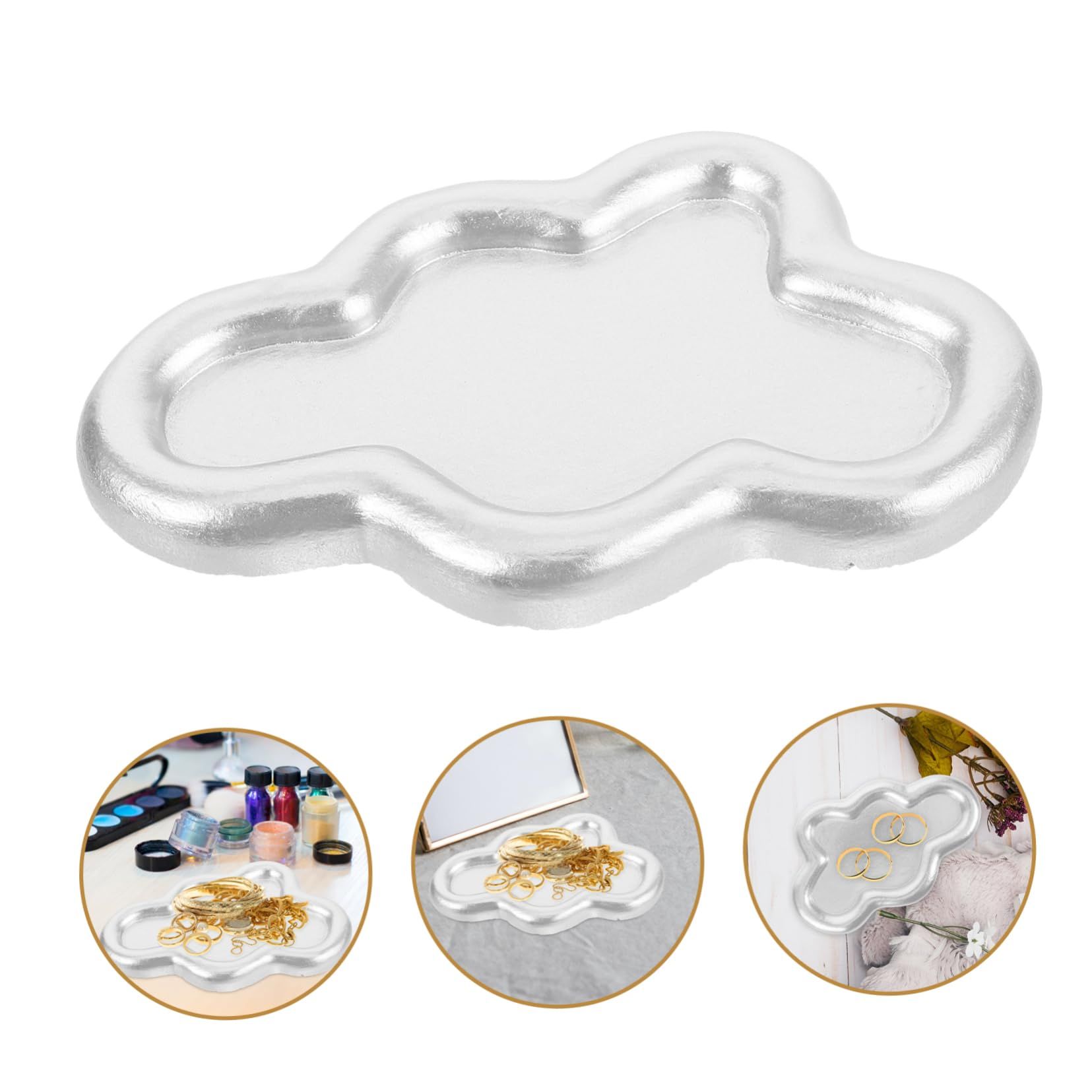 Dish Plate Ring Tray Resin Jewelry Tray Bracelet Tray Necklace Tray Resin Key view 2