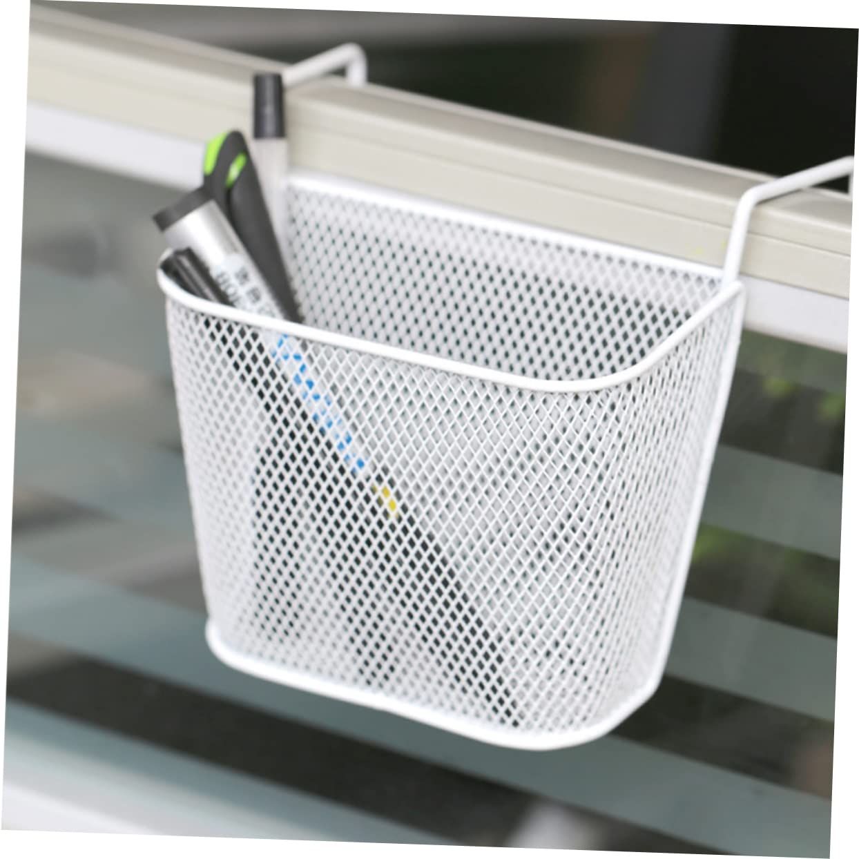 Desk Hanging Basket Shelf Hanging Baskets Under Cabinet Basket Under Pantry view 4