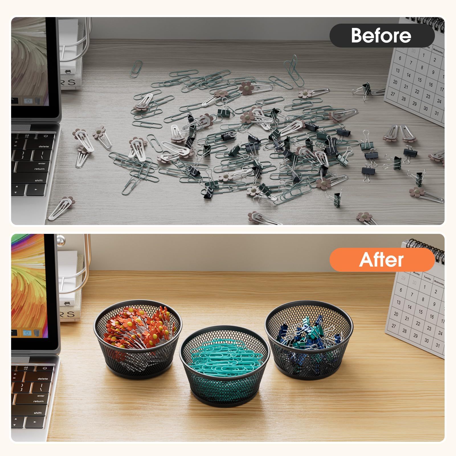 3 Packs Paper Clip Holder view 2