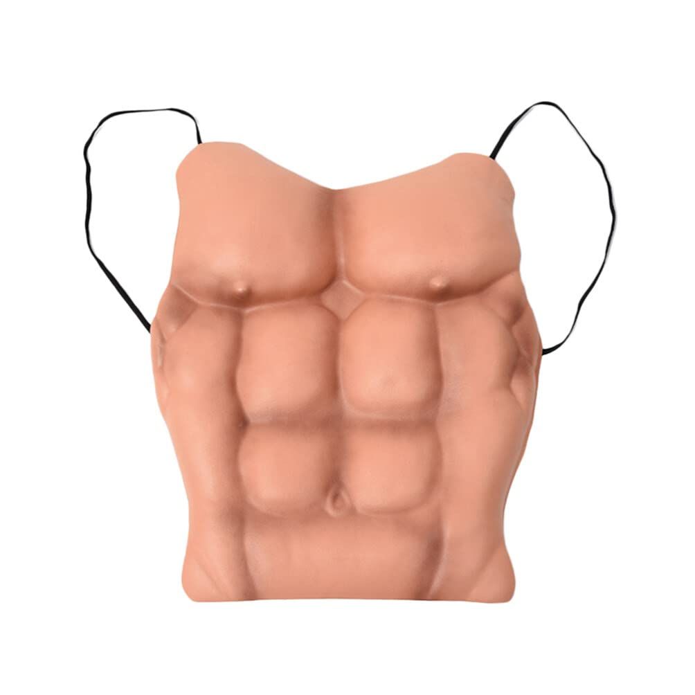 Male Chest Silicone Muscle Suit Realistic Mens Silicone Muscle Chest Half Body view 2
