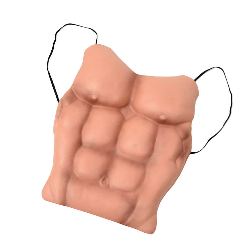 Male Chest Silicone Muscle Suit Realistic Mens Silicone Muscle Chest Half Body view 3