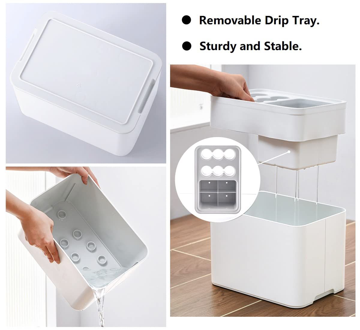 10 Hole Umbrella Rack Stand Holder with Drip Tray Space Saver Organizer Fits view 3