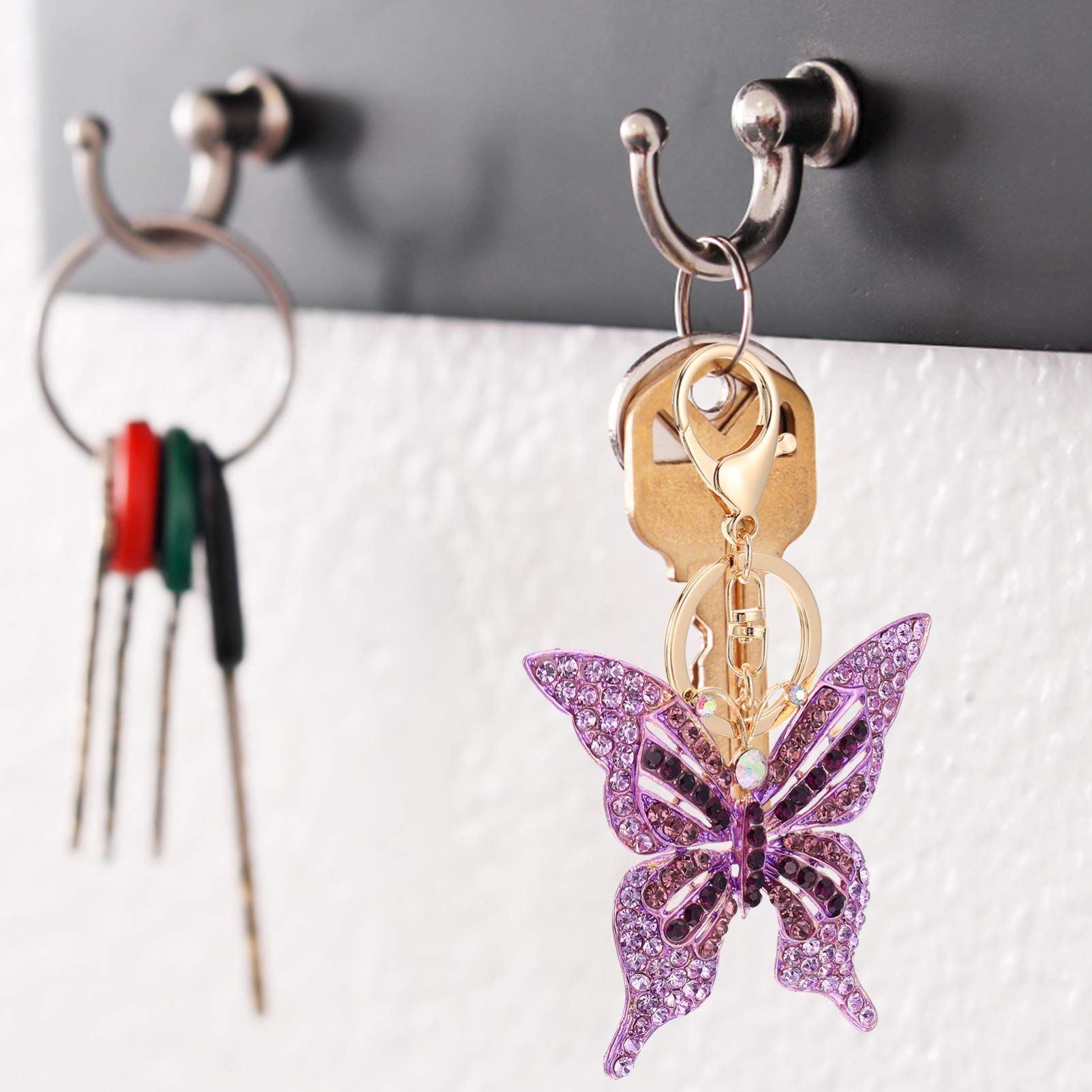 Butterfly Key Chains Butterfly Key Chain Pendants Alloy Key Chain Pendant