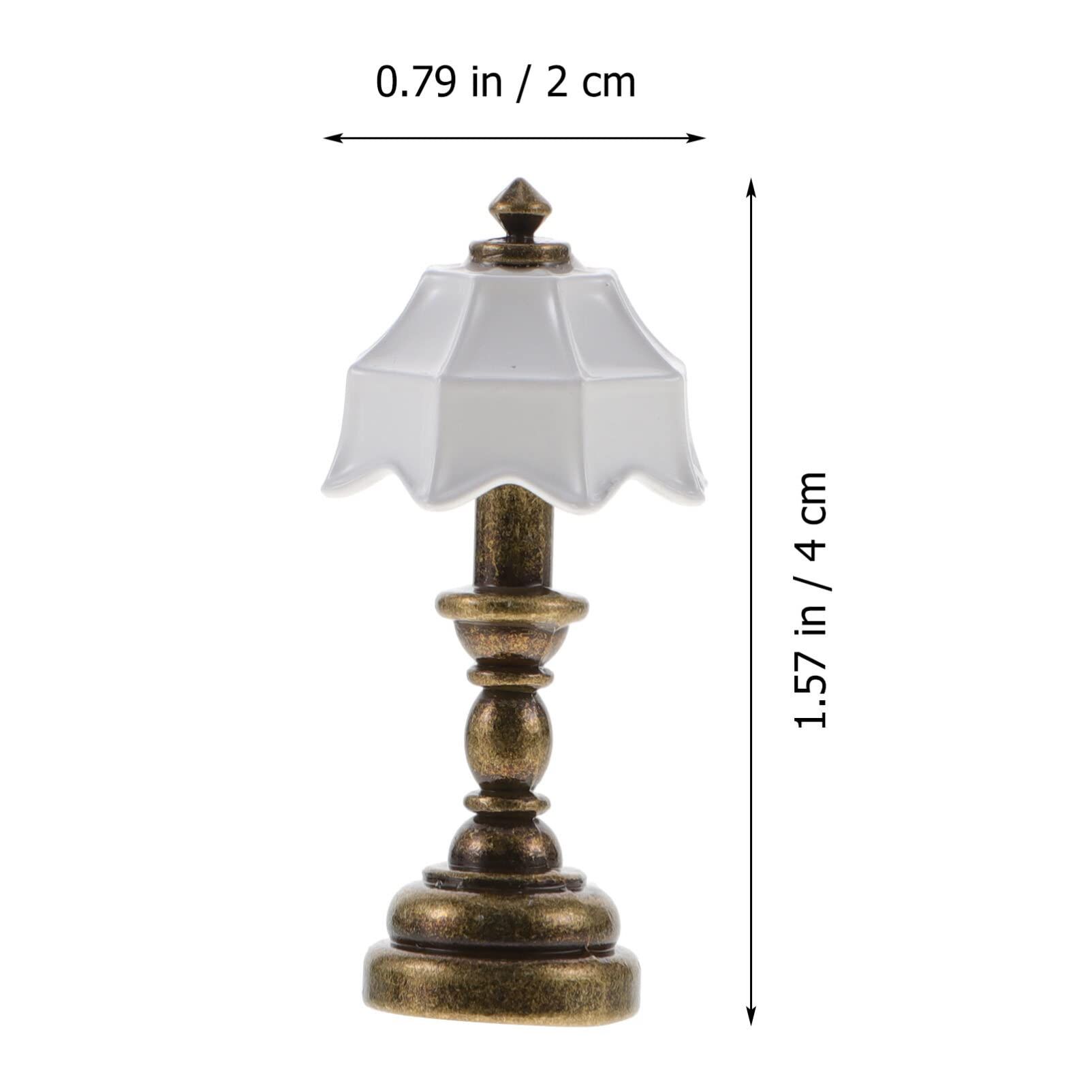 Miniature Lamp Dollhouse 2 Pcs Dollhouse Lamp 1 12 Scale view 2