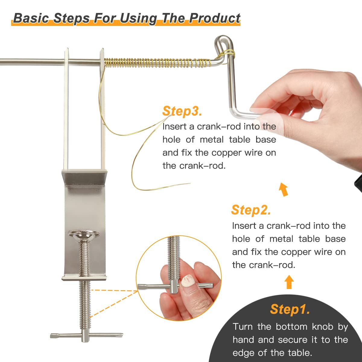 hobbyworker The Jewelry Making Kit with Wire Wrapping Coiling Deluxe Winder view 4