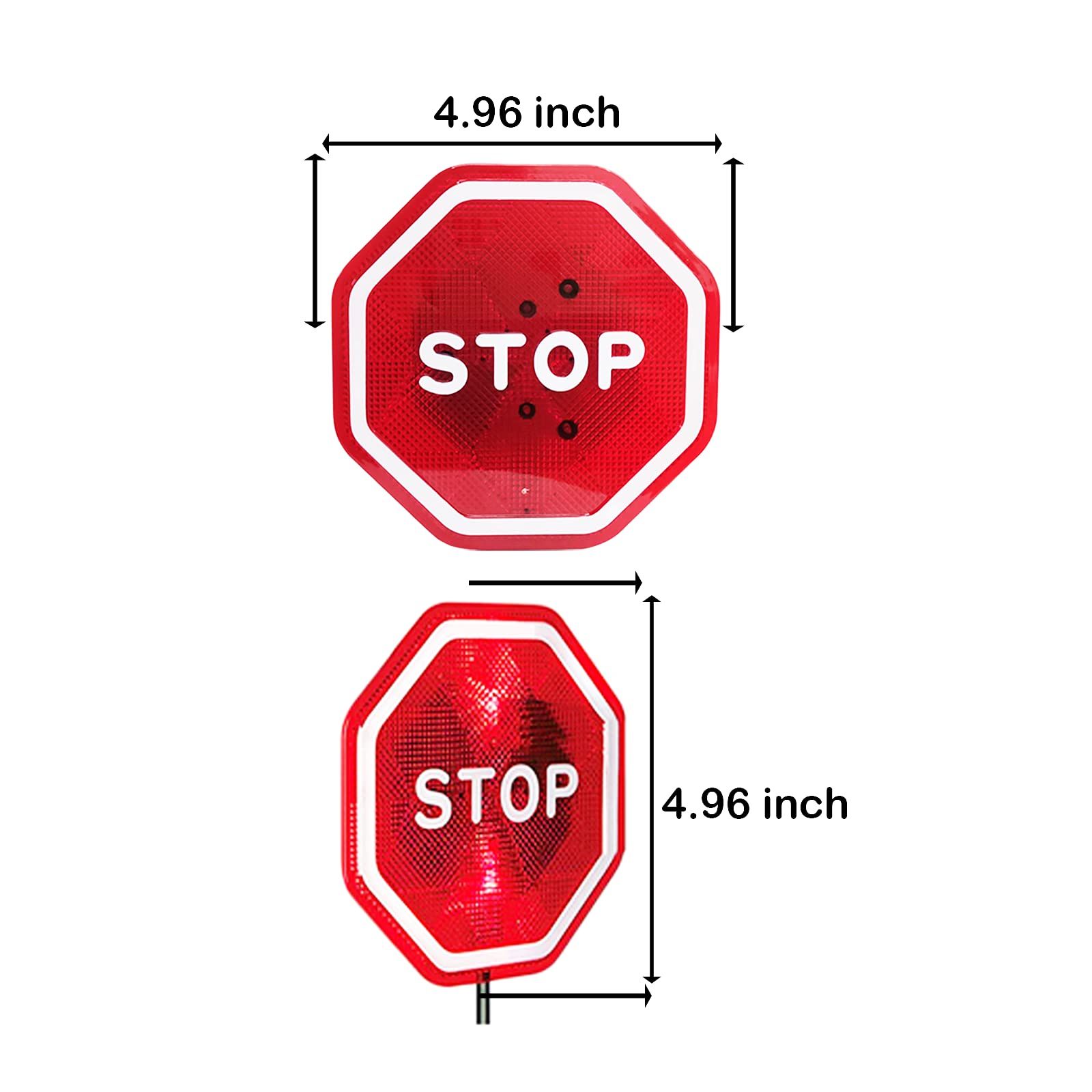 Parking Garage Flashing Stop Sign - Stop Sign for Garage Parking view 4