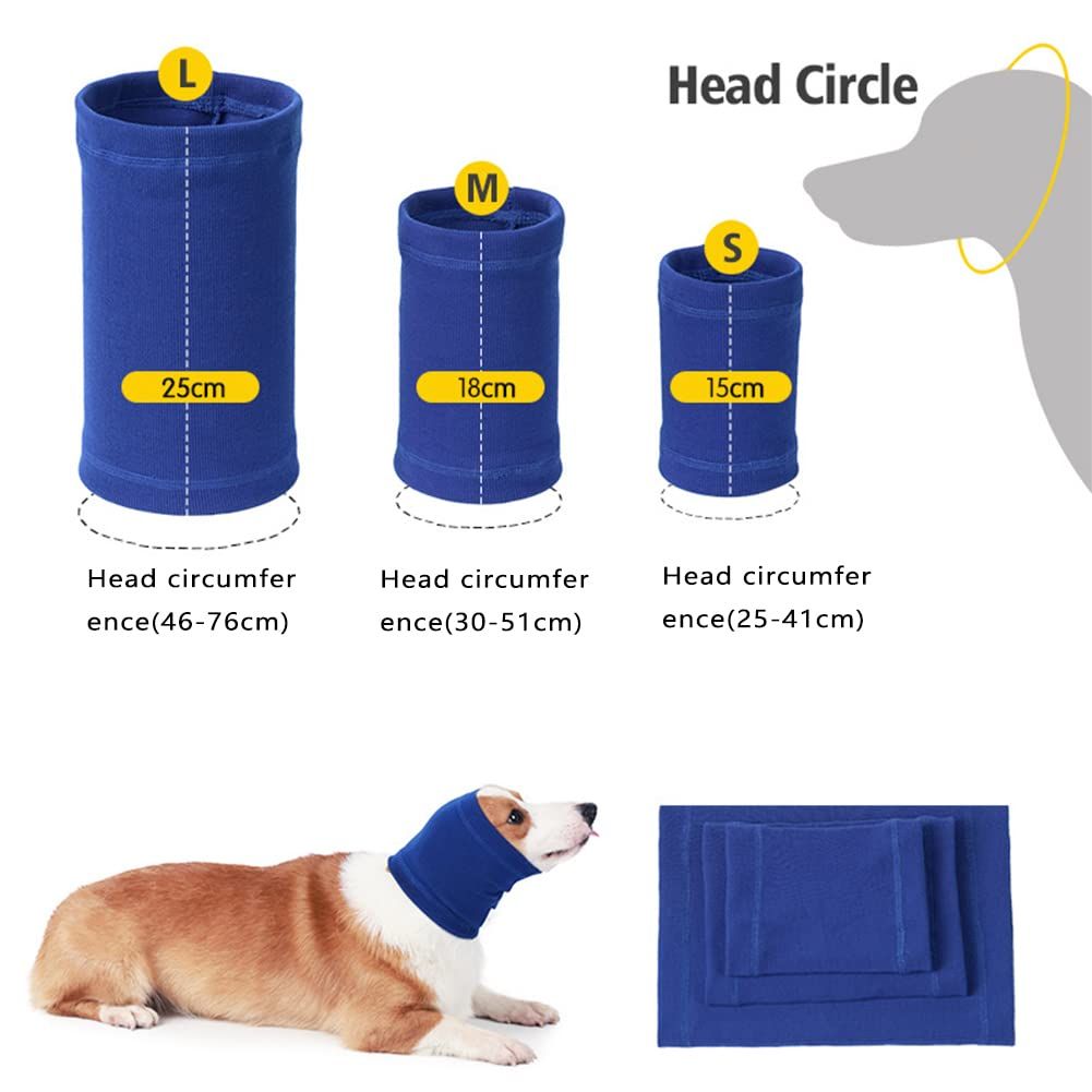 Pet Hoodie, Dog Dog Neck and Ears Warmer Pet Dog Comforting Headgear view 2