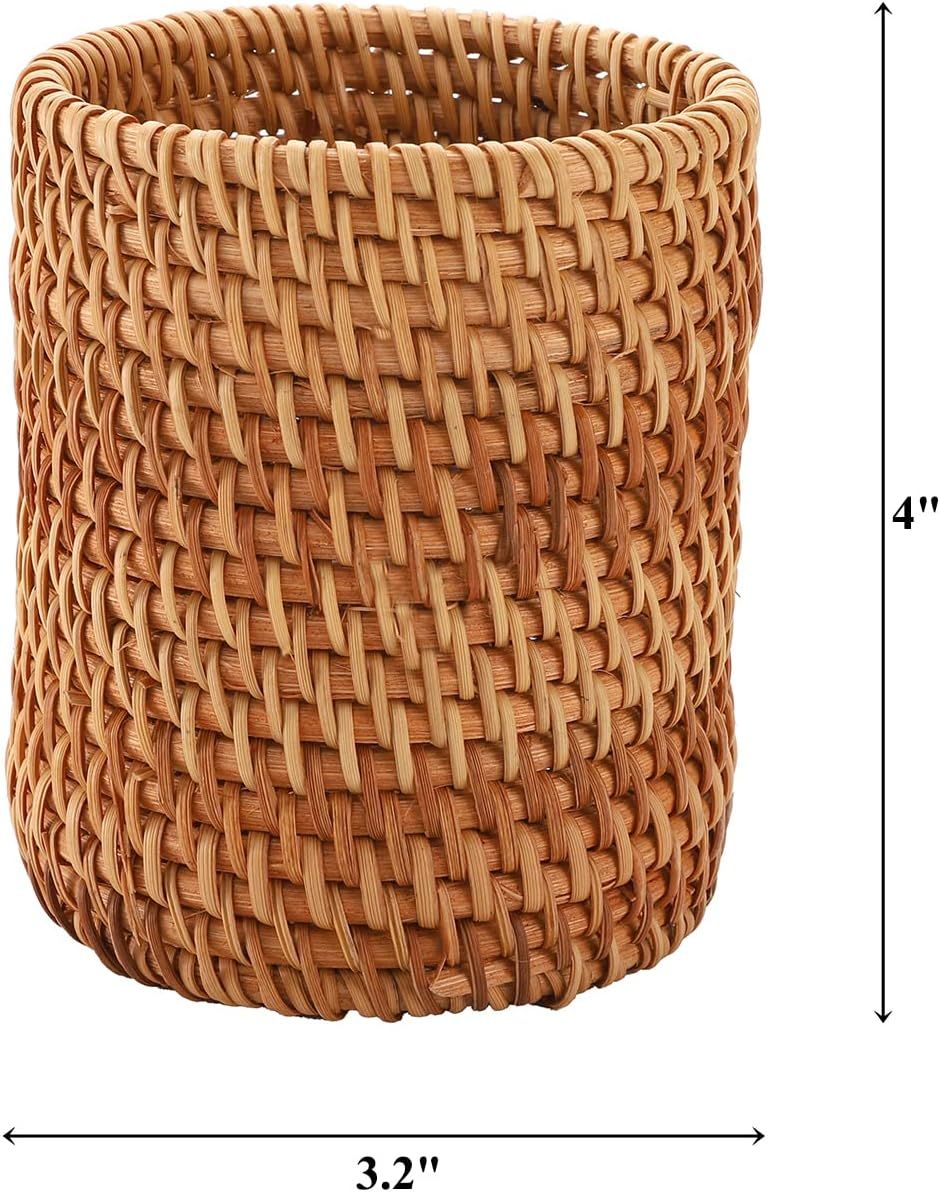 2 Pack Rattan Pencil Holder view 2