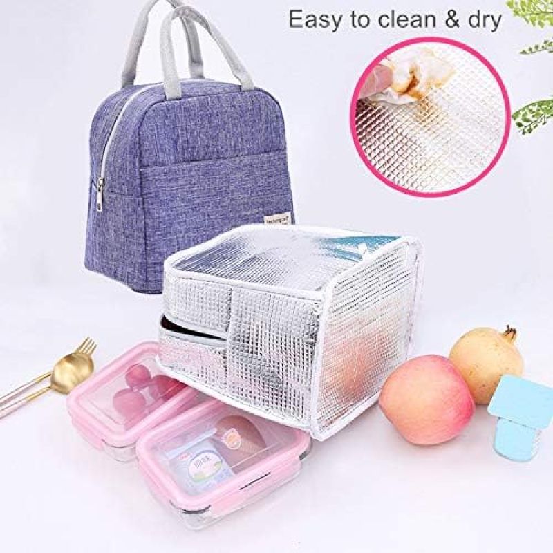 Women and Men Kids Insulated Cooler Lunch Tote Bag Reusable Lunch Box Kids for view 4