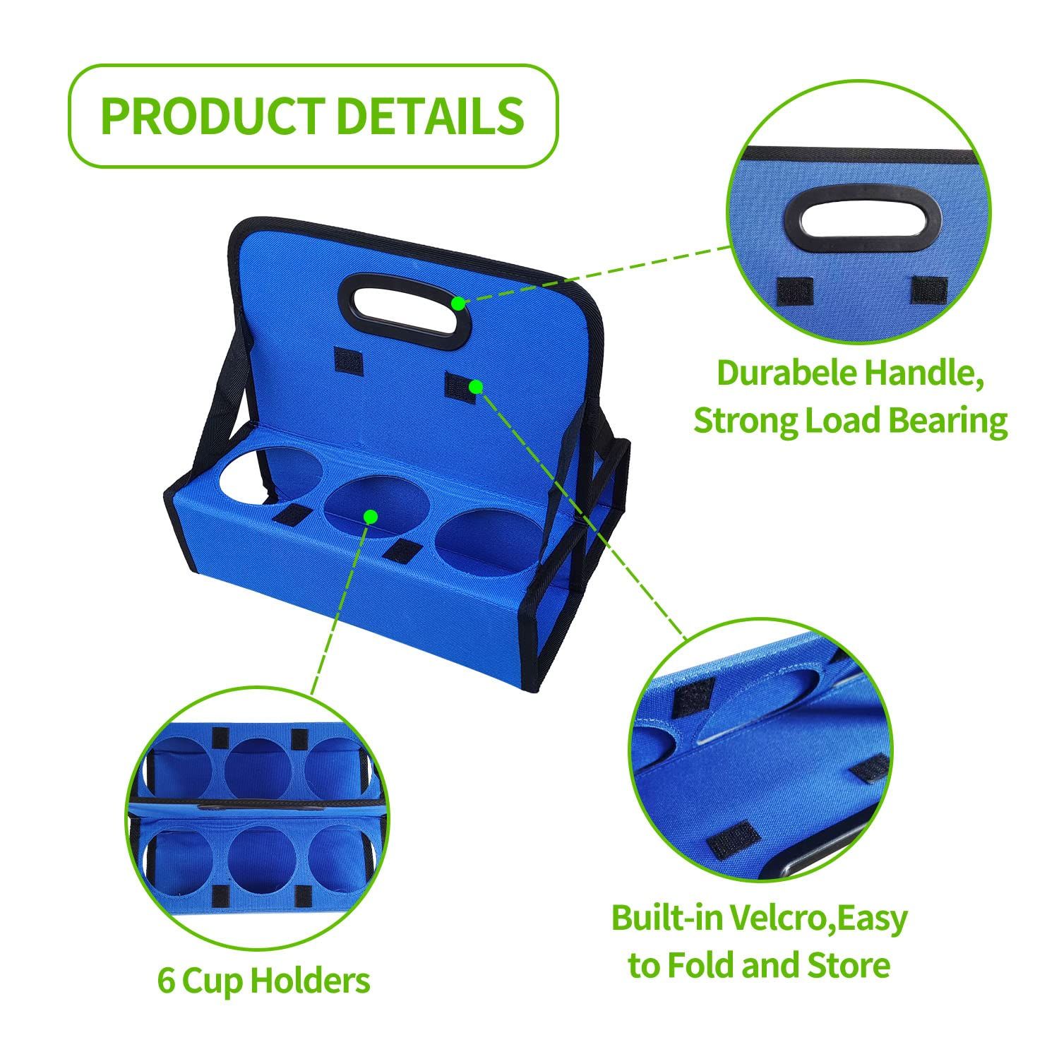 Portable Drink Carrier or Cans Reusable view 4