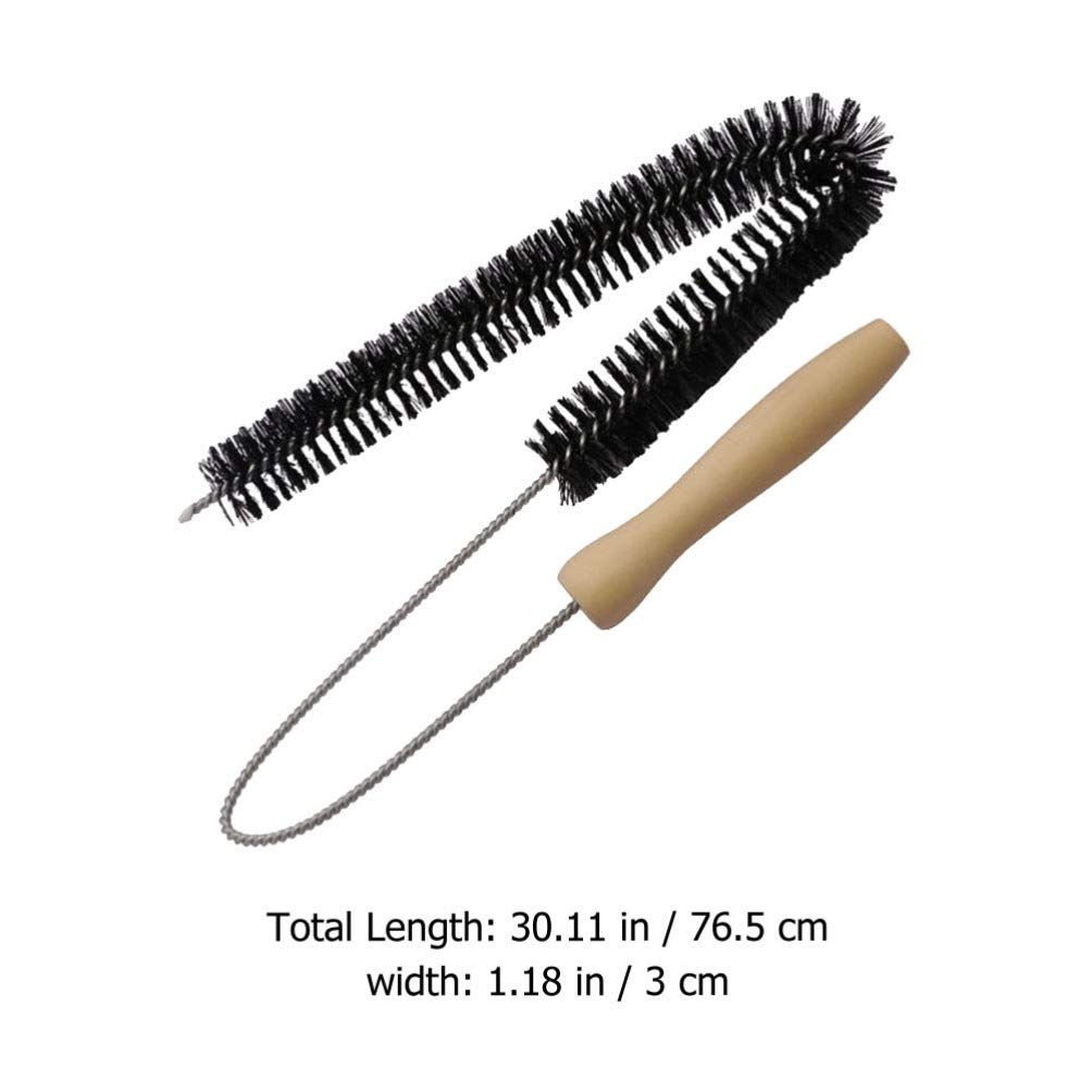 28in Dryer Vent Cleaning Brush Refrigerator Condenser Coil Brush Auger Lint view 2