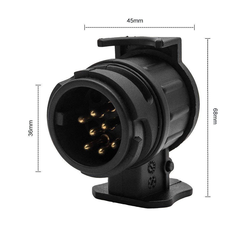 7 to 13 Pin Towing Socket Trailer Plug Waterproof Trailer Electrics Plug view 4
