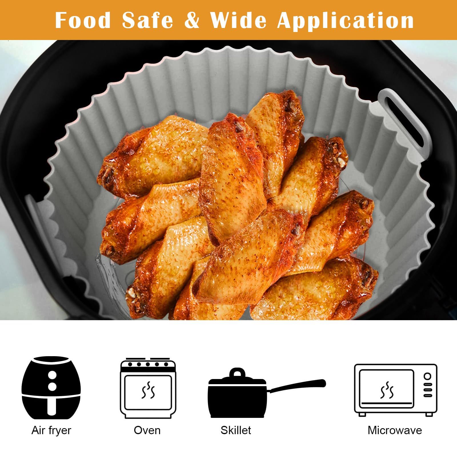 Air Fryer Silicone Baking Tray