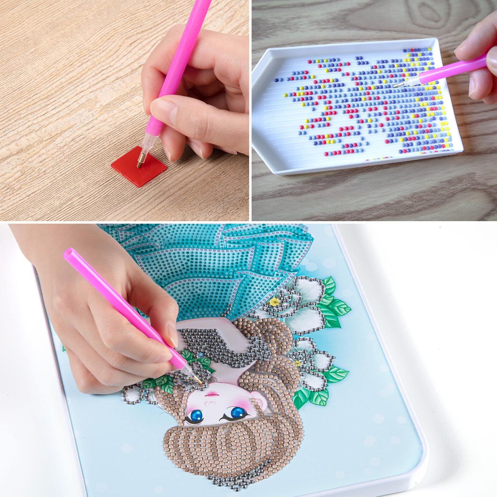 6PCS Large Plastic Diamond Art Painting Trays view 4