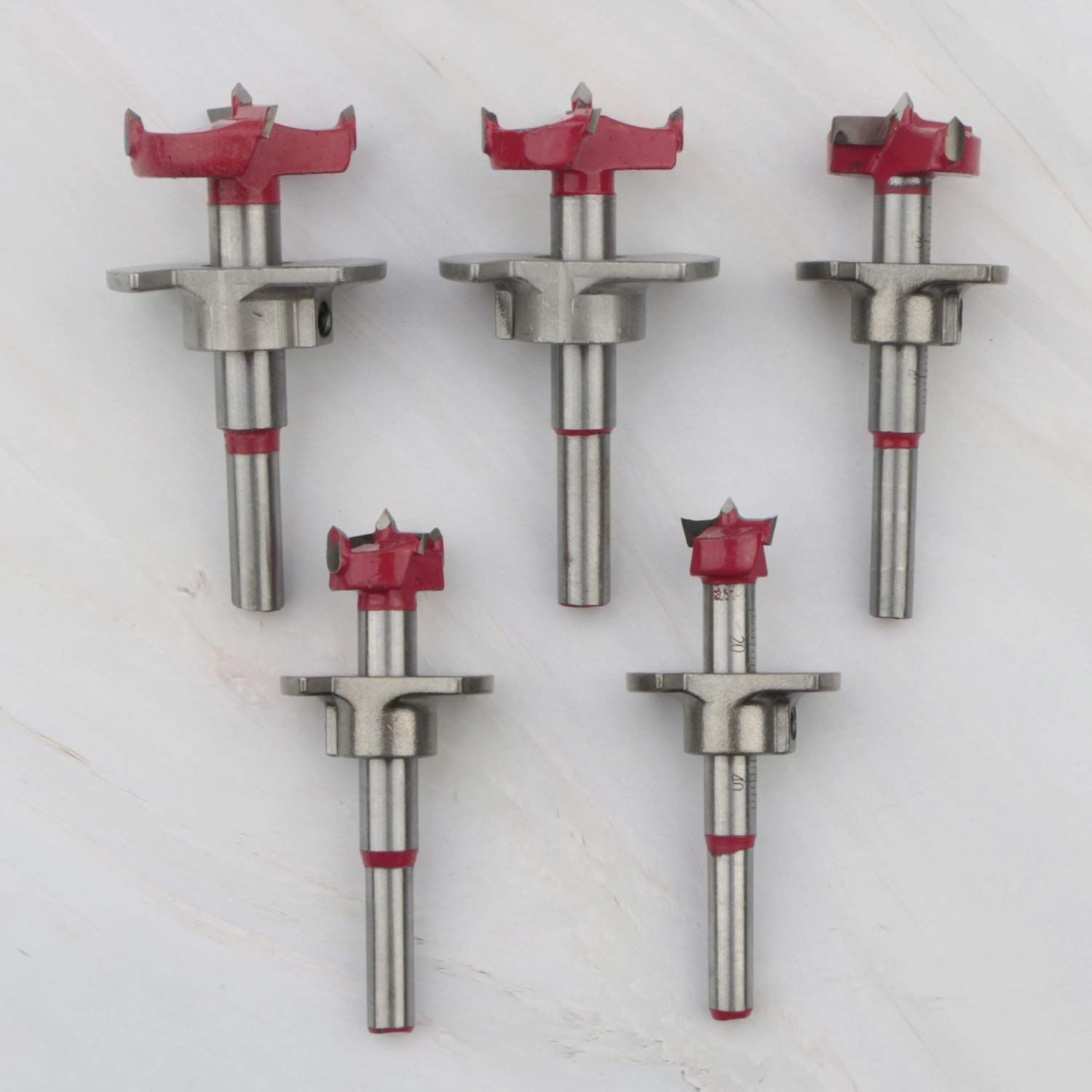 5Pcs 15-35mm Professional Drill Bit Set with Storage Case view 2