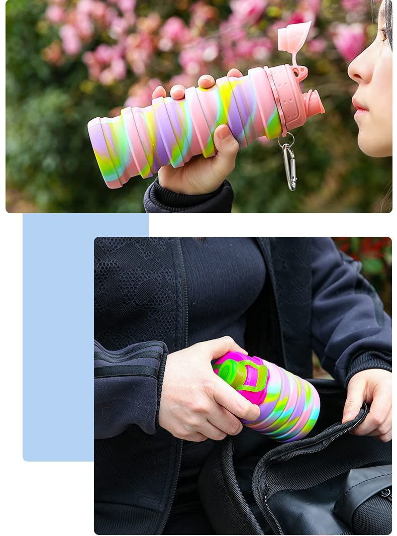 Silicone Collapsible Water Bottles view 2