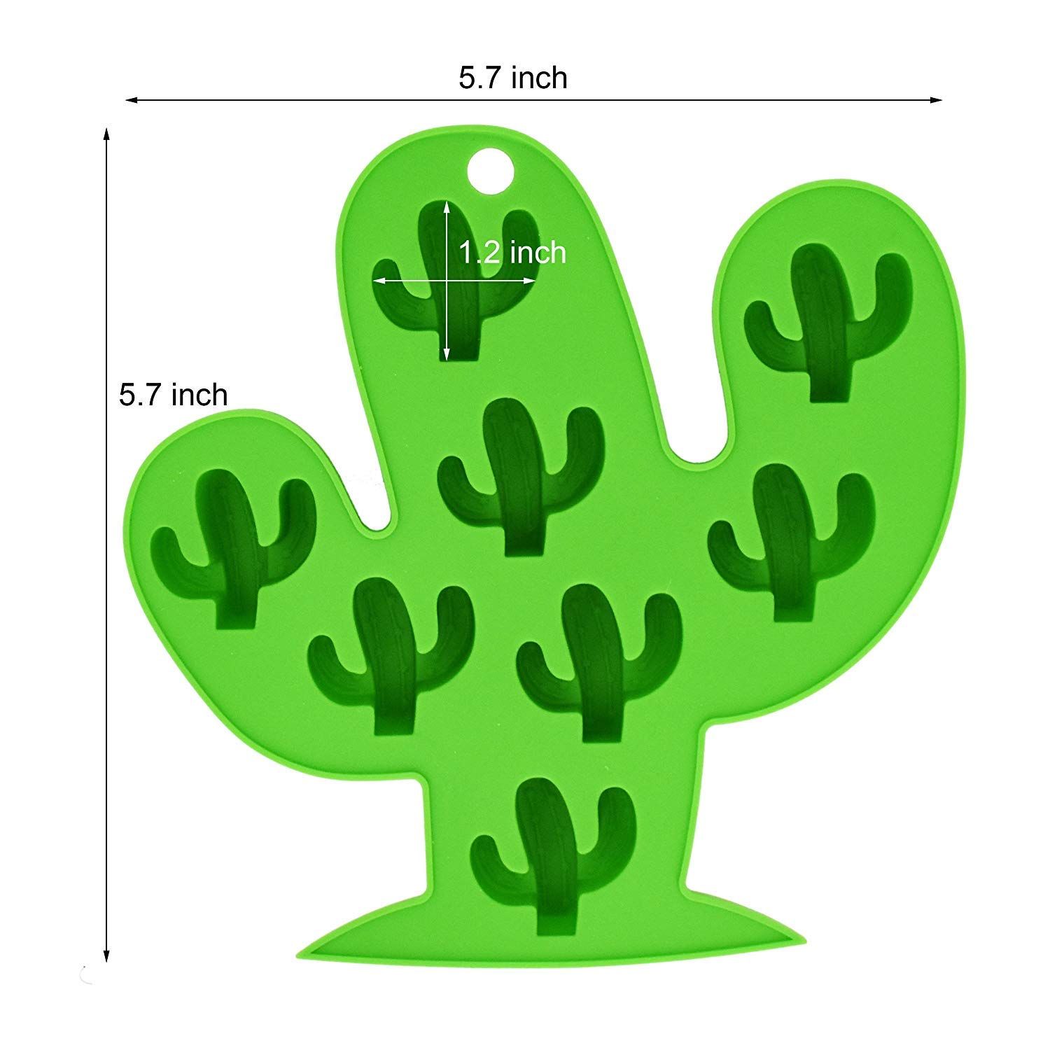 2Pcs Mini Cactus Ice Cube Tray view 4