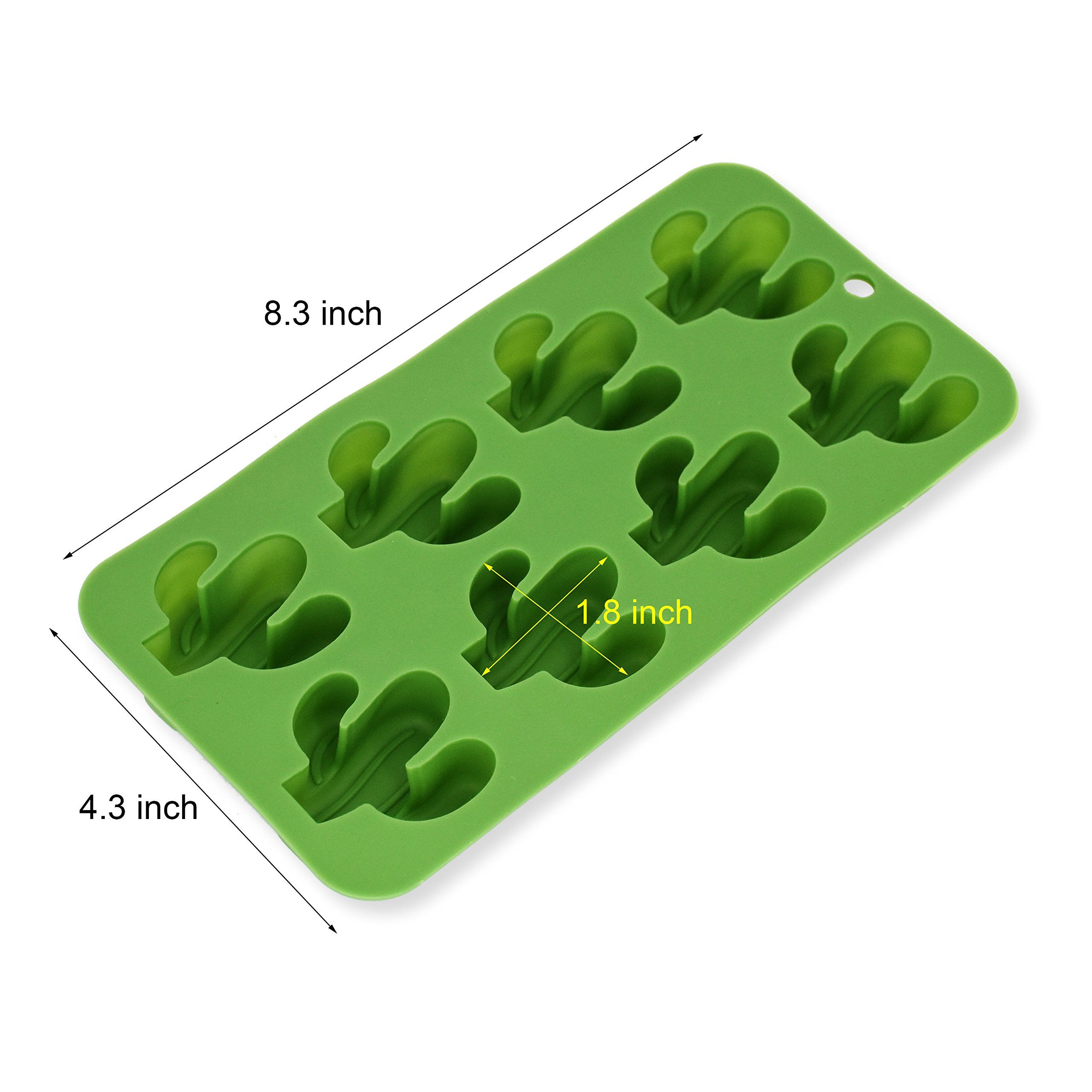 8-Cavity Cactus Ice Cube Tray view 2