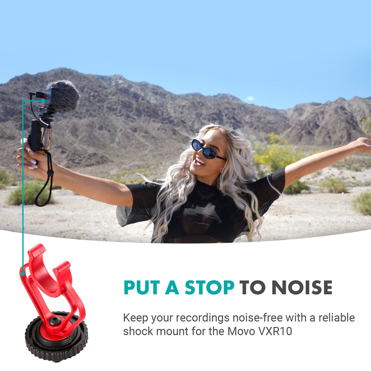 Replacement Shockmount for 10 Shotgun Camera Microphone- Shock Mount 10 view 2