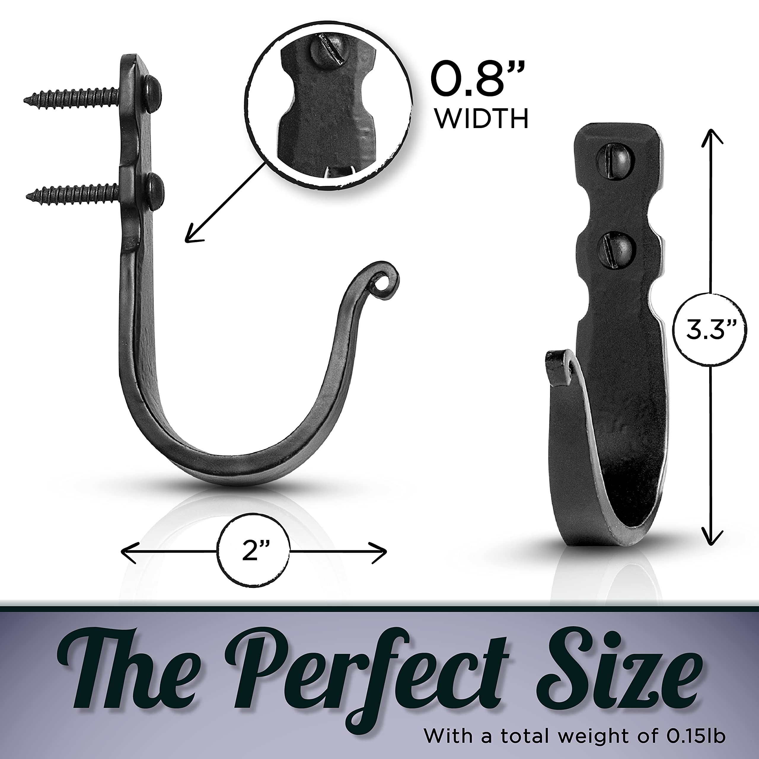 Decorative Hooks for Wall - Wall Hooks for Hanging Coats view 2
