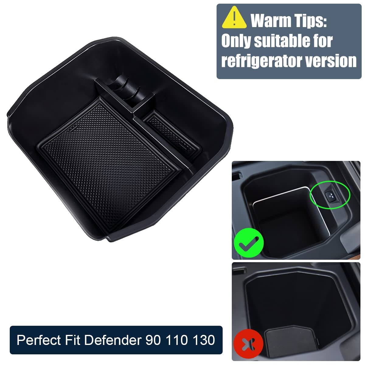 Center Console Organizer Tray for Accessories Armrest Secondary Storage Box view 3
