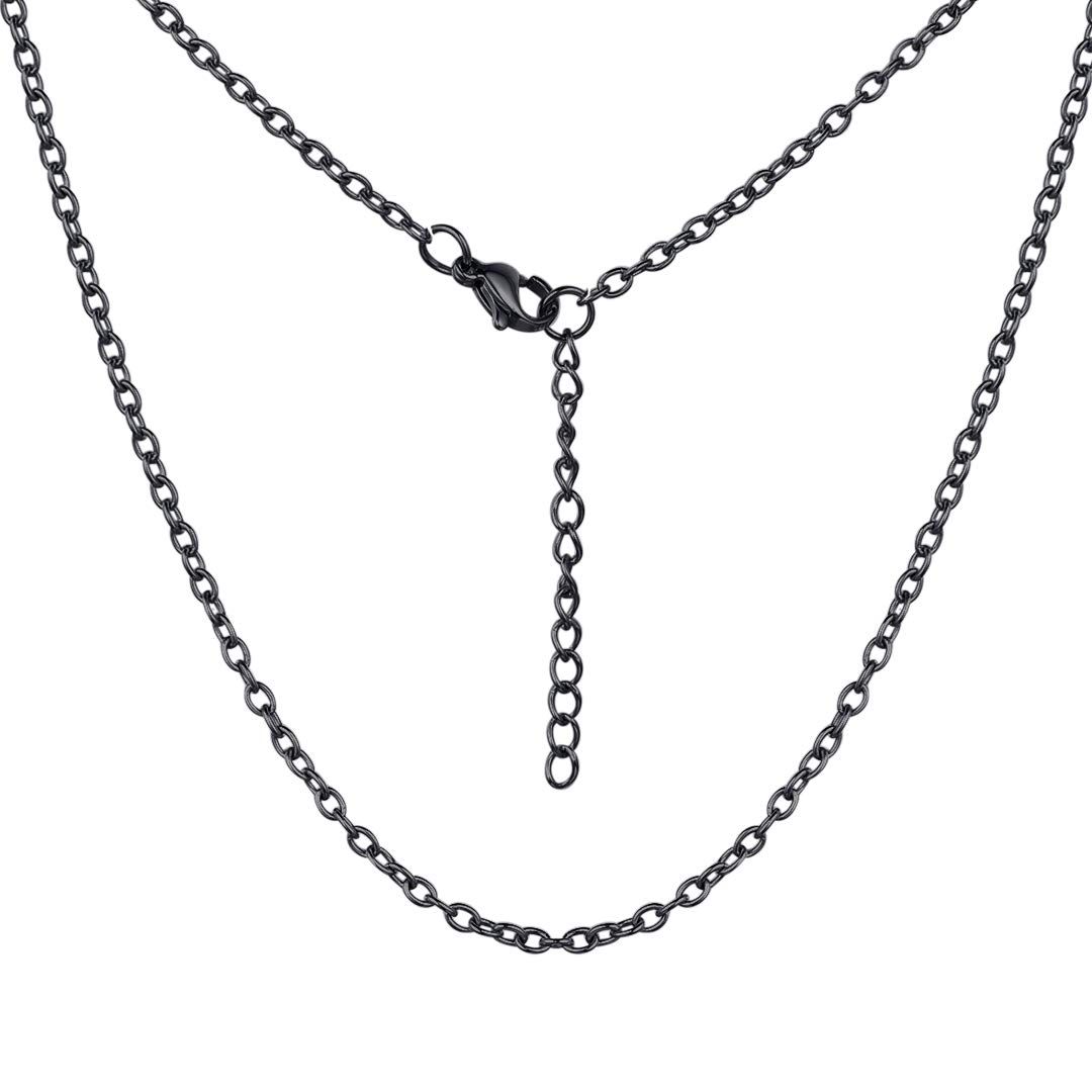2PCS Stainless Steel/18K Gold Plated Snake Chain Necklace for Women Men view 3