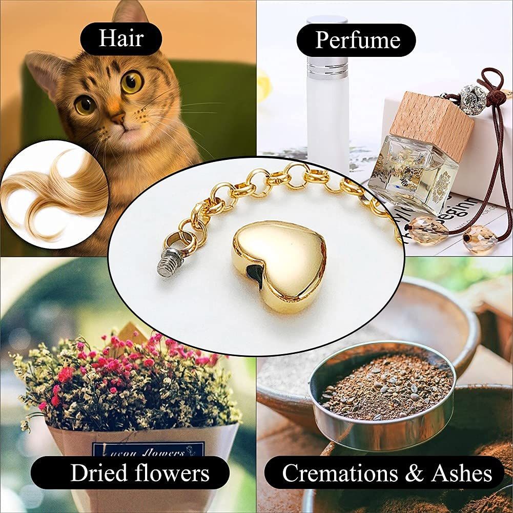 Cremation Jewelry for Ashes Cremation Bracelet for Ashes Personalized Message view 3