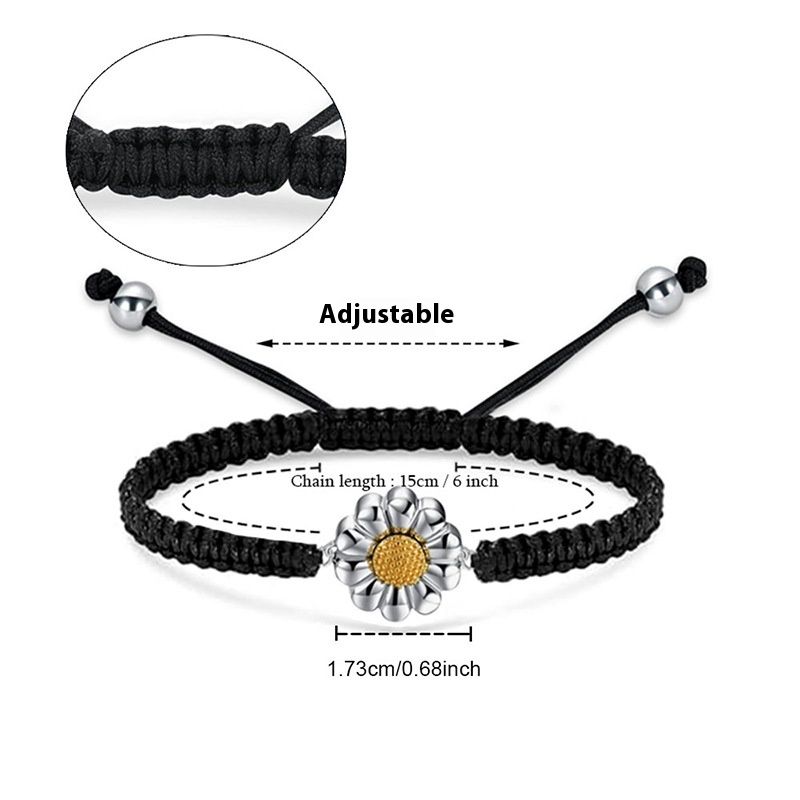 Flower Urn Bracelet for Ashes for Women Cremation Jewelry for Ashes Adjustable