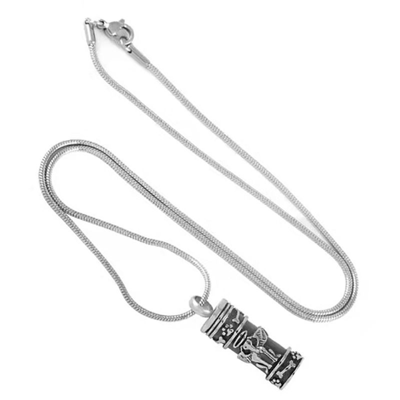 Necklace for Ashes for Women/Men Cremation Jewelry for Ashes w/Funnel Filler