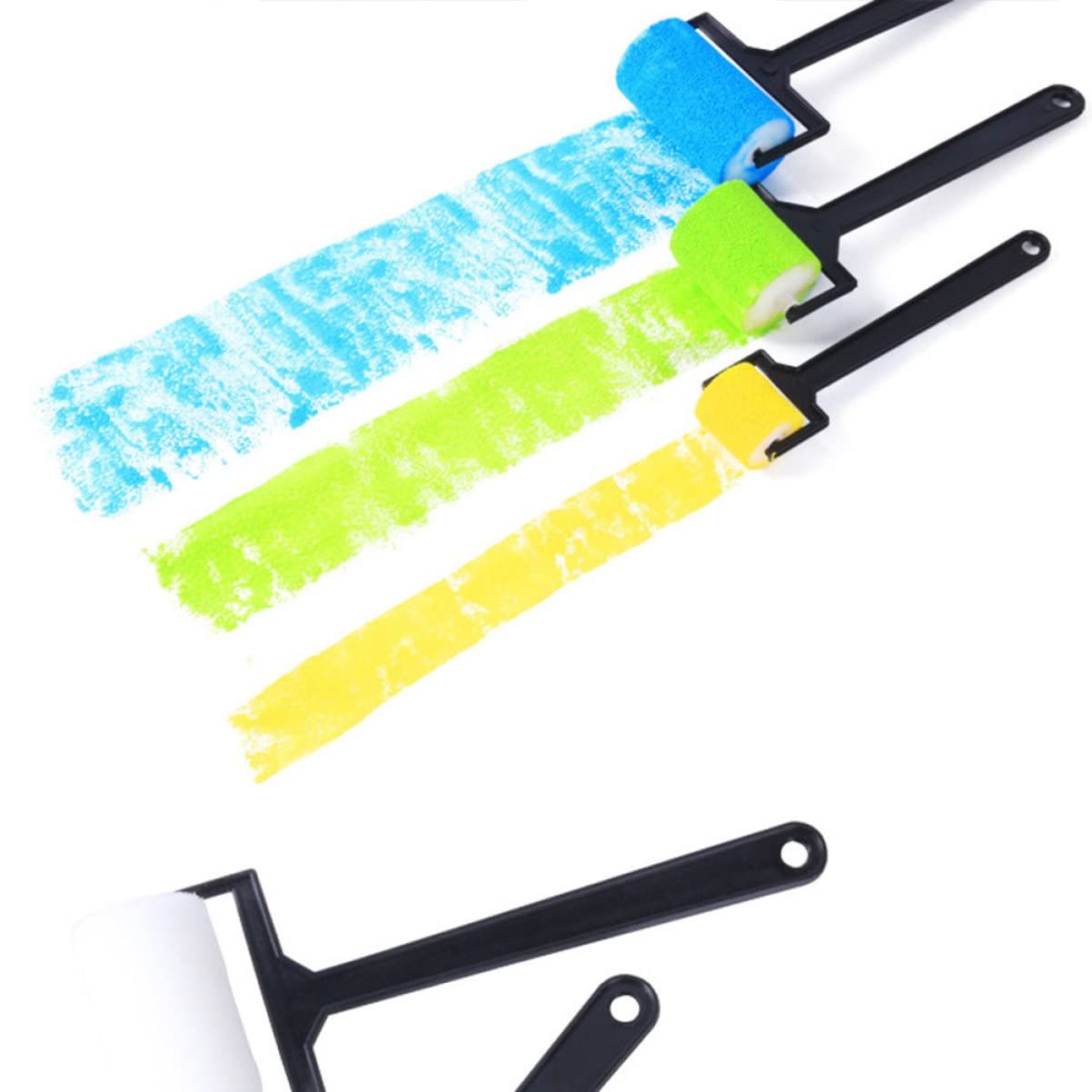 Children Foam Roller Child Painting Brush Painting Tool Accessory Watercolor view 2