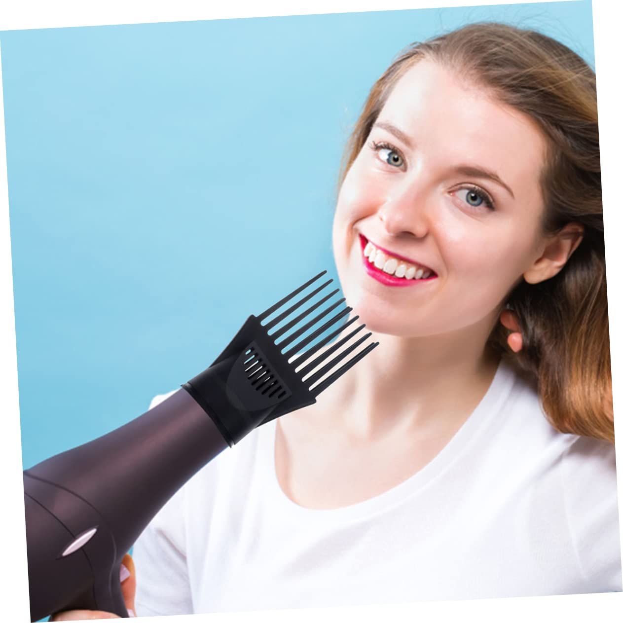 2pcs Hair Dryer Comb Universal Blow Dryer Comb Universal Hair Dryer Nozzle