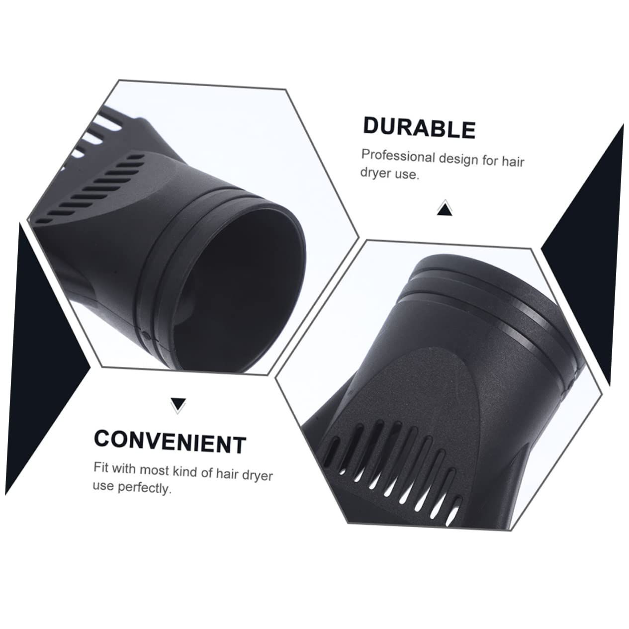 2pcs Hair Dryer Comb Universal Blow Dryer Comb Universal Hair Dryer Nozzle view 2