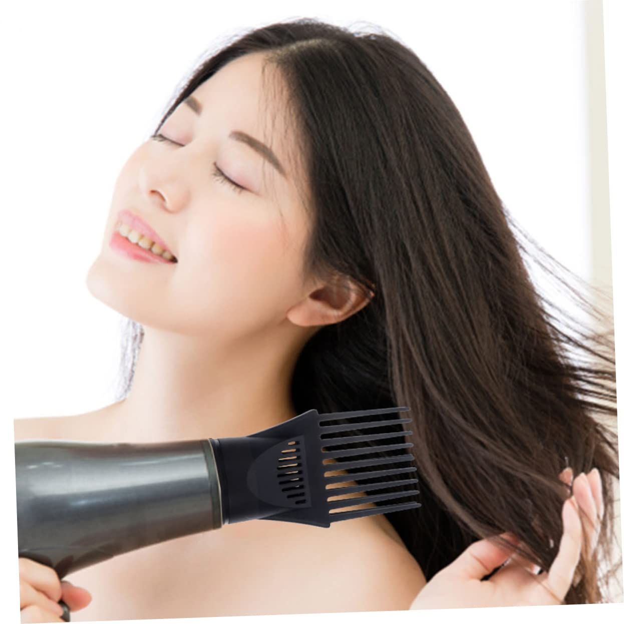 2pcs Hair Dryer Comb Universal Blow Dryer Comb Universal Hair Dryer Nozzle view 3