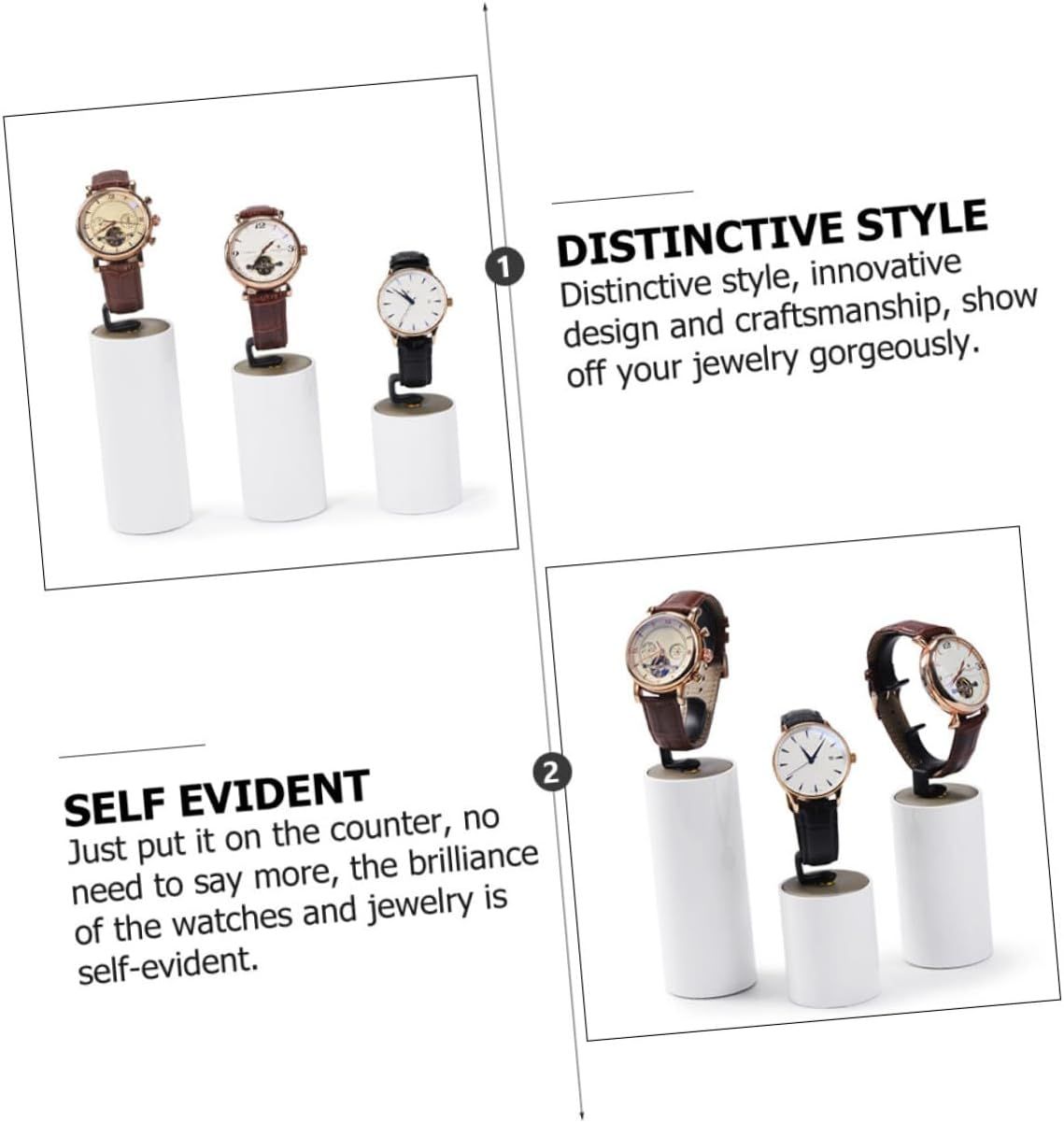 Watch Display Stand Stud Earring Holder Watches for Men Bracelet Holder Stand view 3