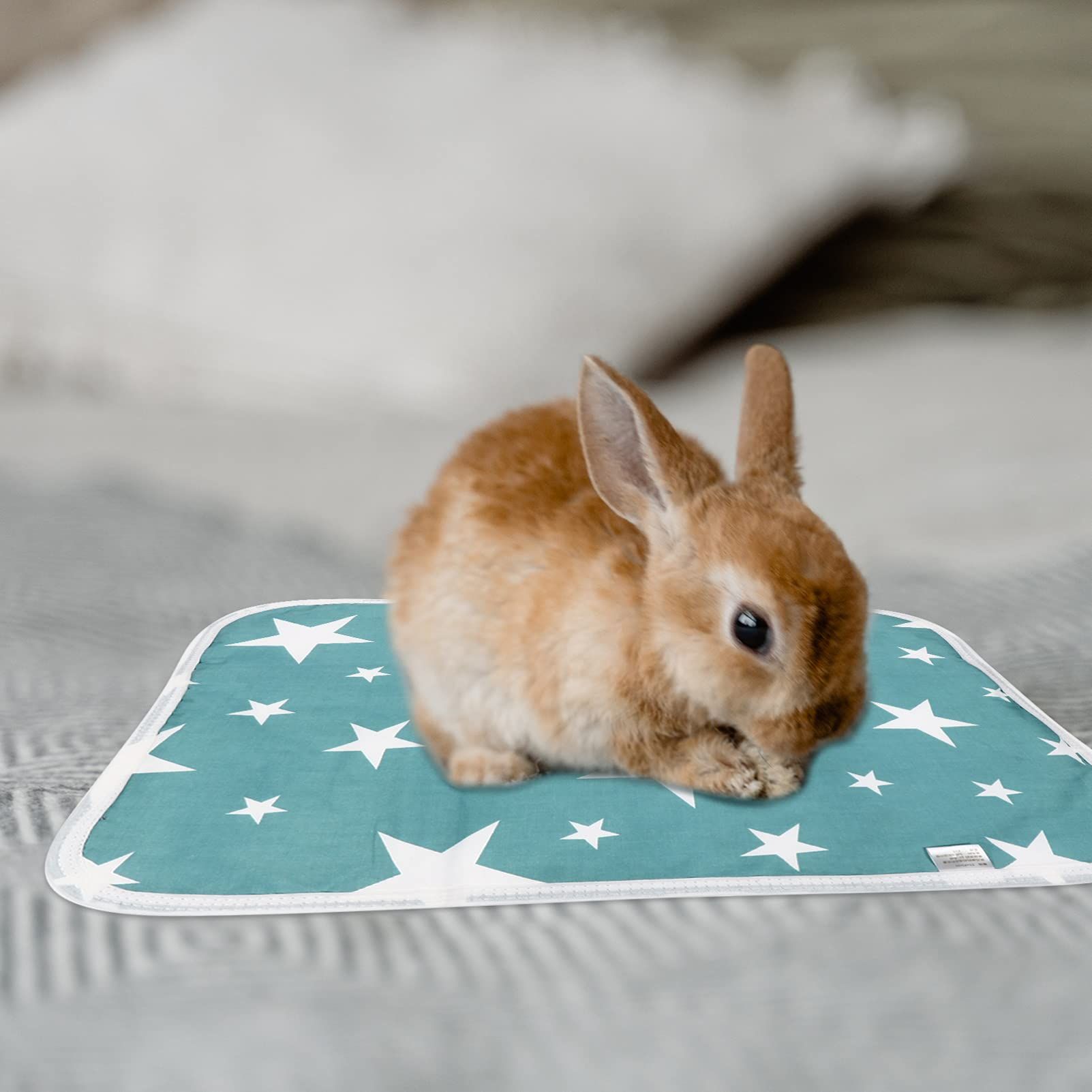 Mat Washable Diapers for Cozy Diapers Rabbit Pee Pad Air Dried Pee Pads Bunny view 2